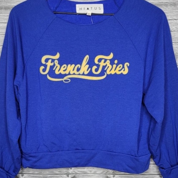Hiatus “French Fries” Lightweight Pullover Sweatshirt - Picture 2 of 5